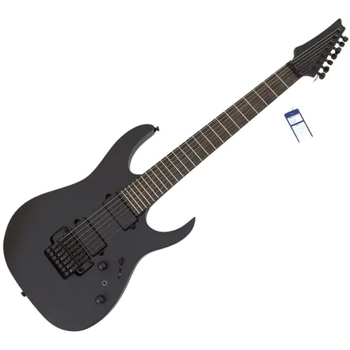Ibanez RGRB720 Iron Label 7 String Guitar Black Flat B Stock, RGRB720BKF