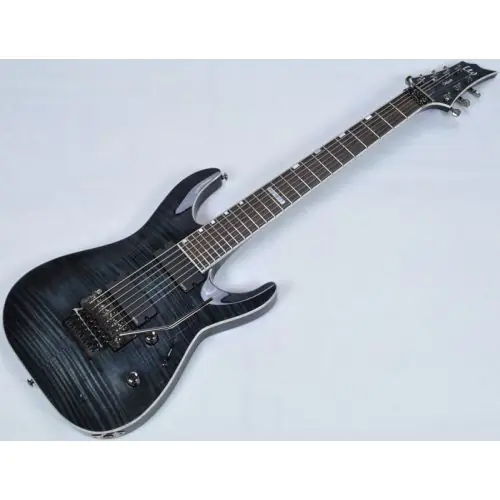 ESP LTD Deluxe H-1007FR Electric Guitar in See-Thru Black B-Stock, LTD.DELUXE.MH1007FR.STBLK-B