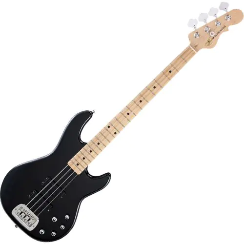 G&L Tribute M-2000 Bass Guitar in Gloss Black Finish, M-2000.MP.GBLK-A