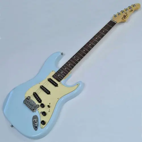 G&L S-500 USA Custom Made Guitar in Sonic Blue, G&L S-500 Sonic Blue