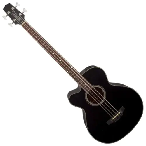 Takamine GB30CELH-BLK G-Series Left Handed Acoustic Electric Bass in Black Finish, TAKGB30CELHBLK