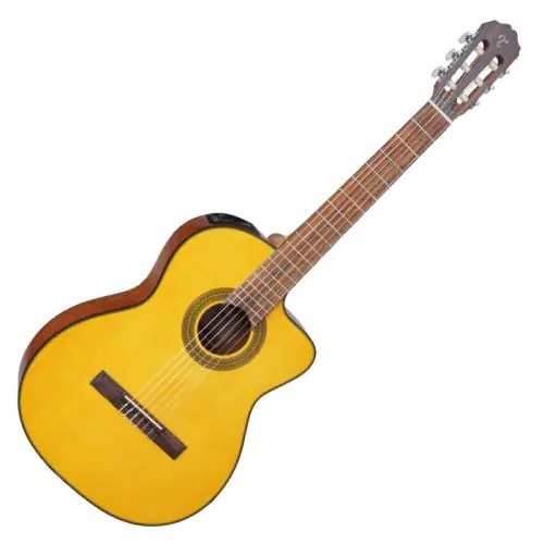 Takamine GC1CE-NAT G-Series Classical Acoustic Electric Guitar in Natural Finish, TAKGC1CENAT