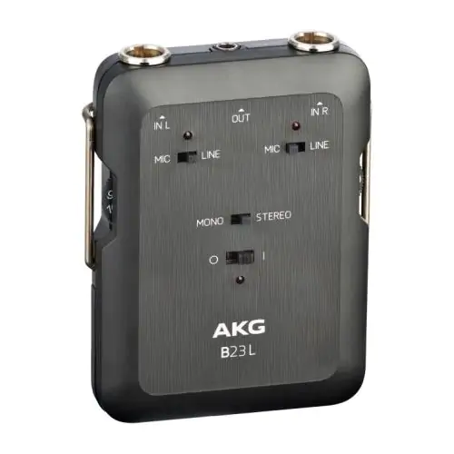 AKG B23 L Battery Operated Phantom Power Supply & Mini Recording Mixer, B23 L