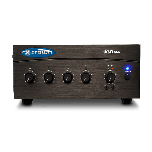 Crown Audio 160MA Four Input 60W Mixer-Amplifier, CROWN160MA