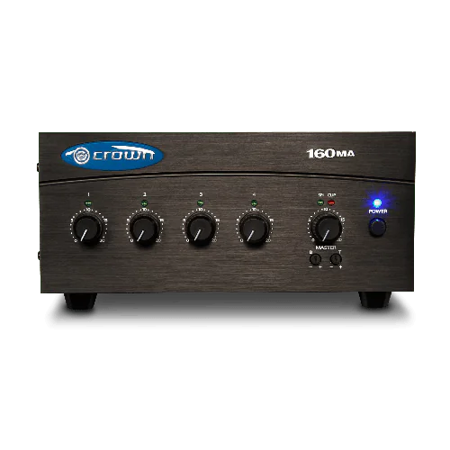 Crown Audio 160MA Four Input 60W Mixer-Amplifier, CROWN160MA