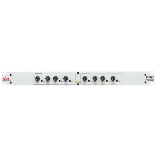dbx 223xs Stereo 2-Way/Mono 3-Way Crossover with XLR Connectors, DBX223XSV