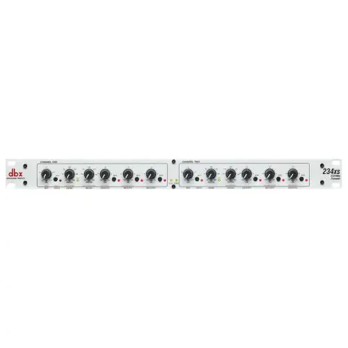 dbx 234xs Stereo 2/3 Way,Mono 4-Way Crossover with XLR Connectors, DBX234XSV
