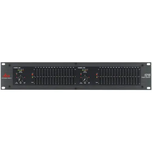 dbx 1215 Dual Channel 15-Band Equalizer, DBX1215V