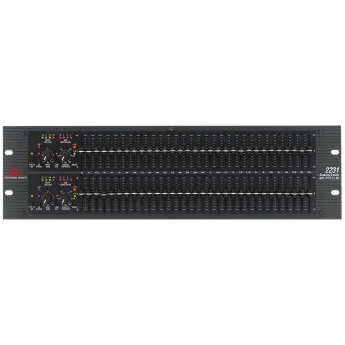 dbx 2231 Graphic Equalizer/Limiter with Type III, DBX2231V