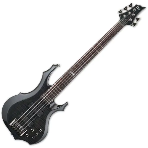 ESP LTD F-415FM Bass in See-Through Black, F-415FM STBLK