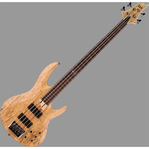 ESP LTD B-204SM Fretless Bass in Natural Stain Finish, B-204SM-FL-NS