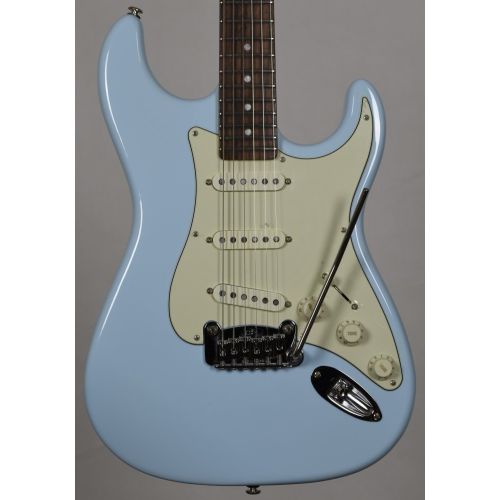 G&L legacy usa custom made guitar in sonic blue