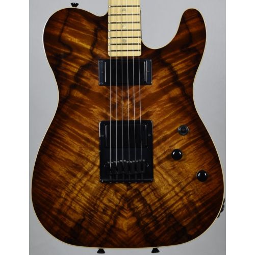Schecter PT Koa Top Vintage Burst USA Custom Shop Electric Guitar 