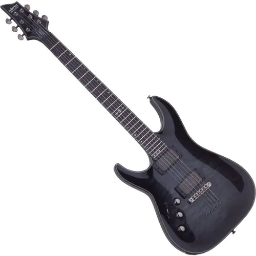 Schecter Hellraiser Hybrid C-1 Left-Handed Electric Guitar Trans Black Burst, 1928