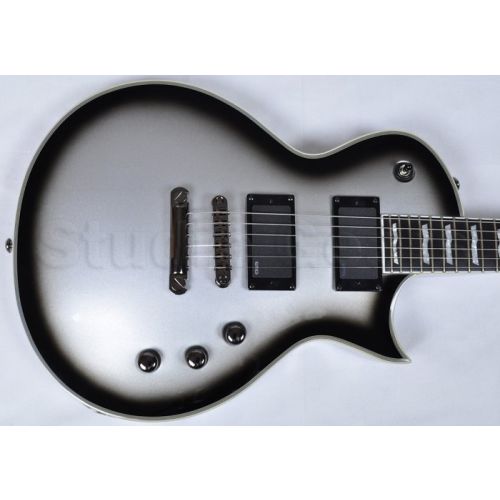 ESP LTD Deluxe EC-1000 Electric Guitar in Silver Sunburst
