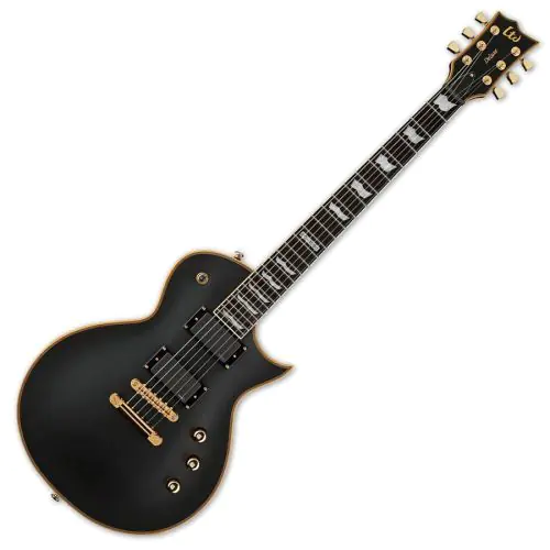 ESP LTD Deluxe EC-1000 VB Vintage Black Guitar, EC-1000 VB