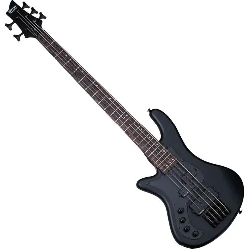 Schecter Stiletto Stealth-5 Left-Handed Electric Bass Satin Black, 2527