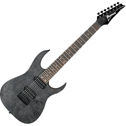 Ibanez RG Standard RG7421PB 7 String Electric Guitar in Transparent Gray Flat, RG7421PBTGF