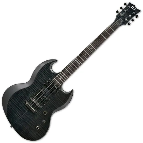 ESP LTD VIPER-100FM Guitar in See-Through Black, VIPER-100FM STBLK