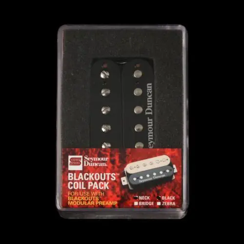 Seymour Duncan AHB-10B Blackouts Coil Pack Bridge Pickup(Black), 11106-61-B