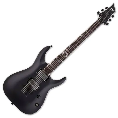 ESP LTD AJ-1 Andy James Electric Guitar in Black Satin, LTD AJ-1