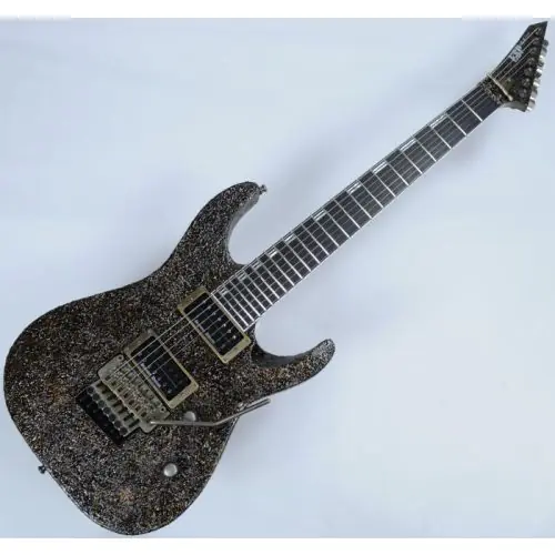 ESP M-II 7 String Exhibition Japan Custom Shop Guitar in Rusty Iron, Rusty Iron M-II-7