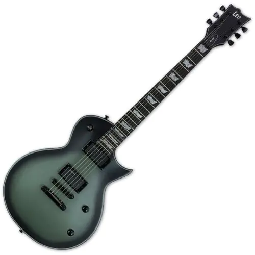 ESP LTD Bill Kelliher BK-600 Electric Guitar in Military Green Burst Satin, LBK600MGSBS