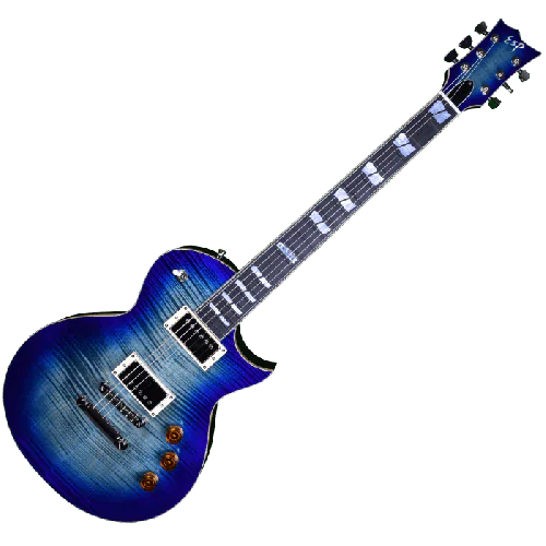 ESP USA Eclipse Limited Edition Electric Guitar in Violet Shadow, EUSECFMVSHS