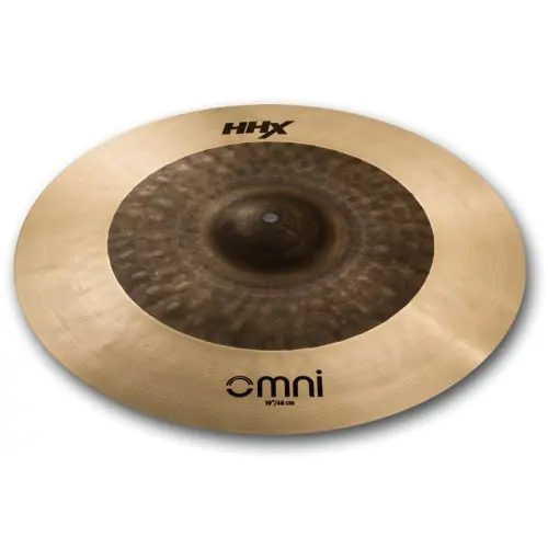 Sabian HHX OMNI Drum Set 19 Inch Ride Cymbal - 119OMX, 119OMX