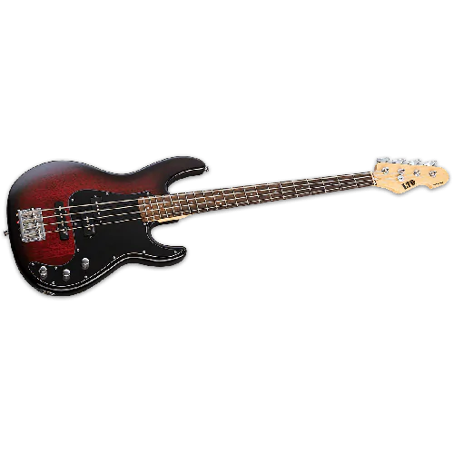 ESP LTD AP-204 Electric Bass in Burgundy Burst, LTD AP-204 BGB
