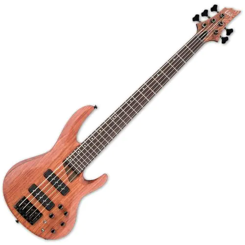 ESP LTD B-1005SE Bubinga Top Electric Bass in Natural Satin, LTD B-1005SE NS