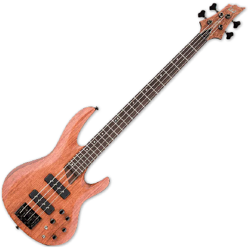 ESP LTD B-1004SE Bubinga Top Electric Bass in Natural Satin B-Stock, LTD B-1004SE NS.B