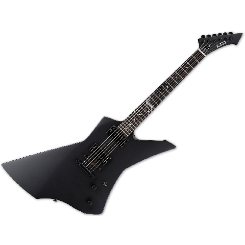 ESP LTD James Hetfield Snakebyte Electric Guitar in Black Satin, LTD SNAKEBYTE BLKS