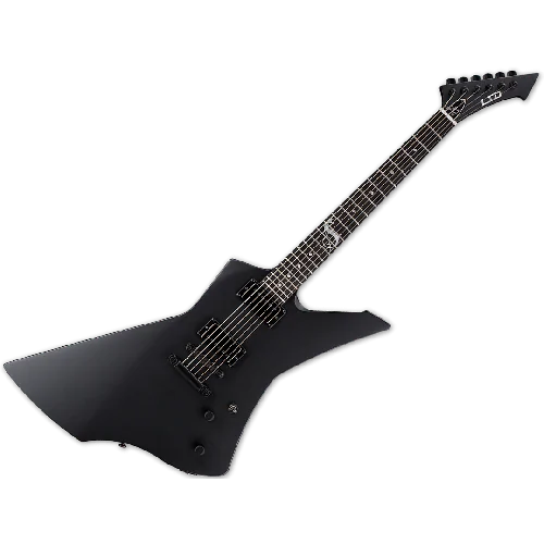 ESP LTD James Hetfield Snakebyte Electric Guitar in Black Satin, LTD SNAKEBYTE BLKS