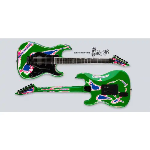 ESP LTD Cult 86 Living Color Guitar in Swirl Finish, LTD CULT 86