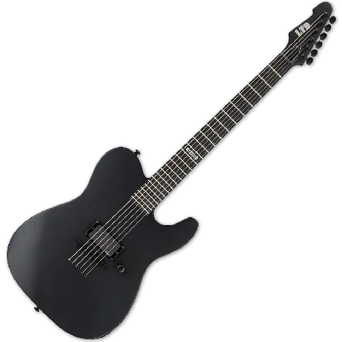 ESP LTD AA-600 Alan Ashby Electric Guitar in Black Satin, LTD AA600 BLKS