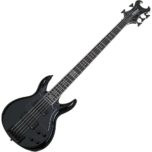 Schecter Mephisto King Ov Hell Signature Electric Bass in Gloss Black Finish, 286