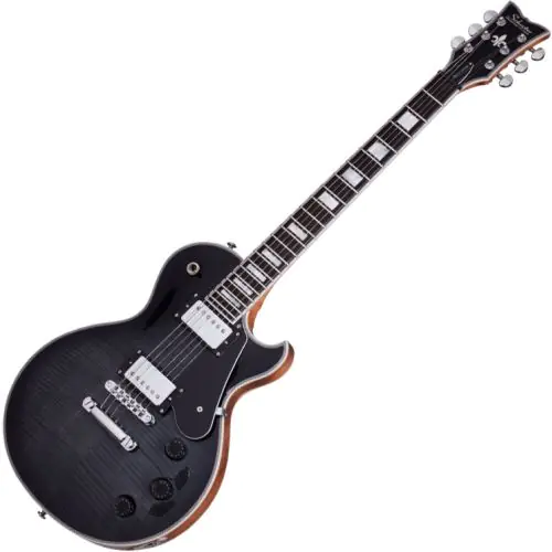 Schecter Solo-II Custom Electric Guitar Trans Black Burst, 659