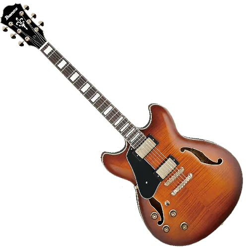 Ibanez Artcore Expressionist AS93L Left-Handed Semi-Hollow Electric Guitar in Violin Sunburst, AS93LVLS
