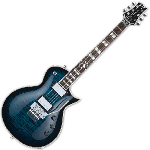 ESP Alex Skolnick FR Electric Guitar in Black Aqua Sunburst, Alex Skolnick FR BLKAQSB
