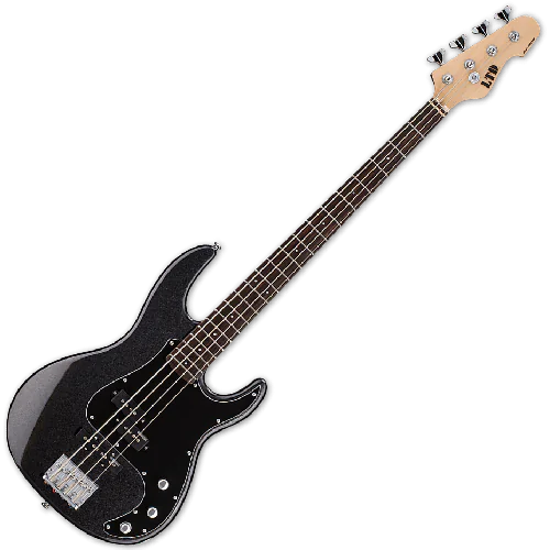 ESP LTD AP-204 Electric Bass in Charcoal Metallic, LTD AP-204 CHM