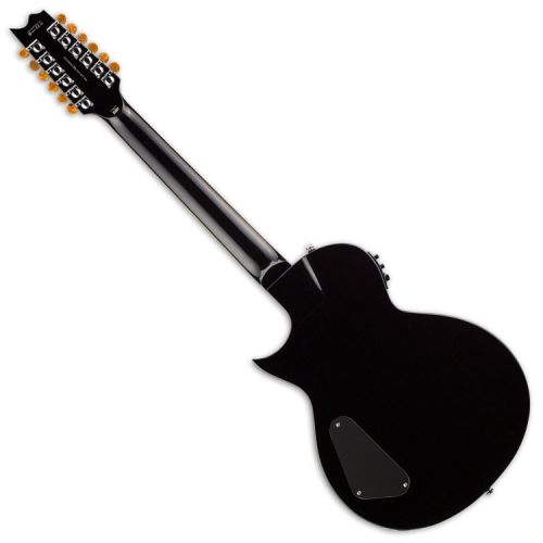 ESP LTD TL-12 12-String Acoustic Electric Guitar in Black Finish