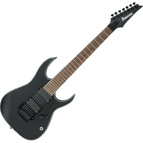 Ibanez RG Iron Label RGIR37BE 7 String Electric Guitar in Black Flat, RGIR37BEBKF