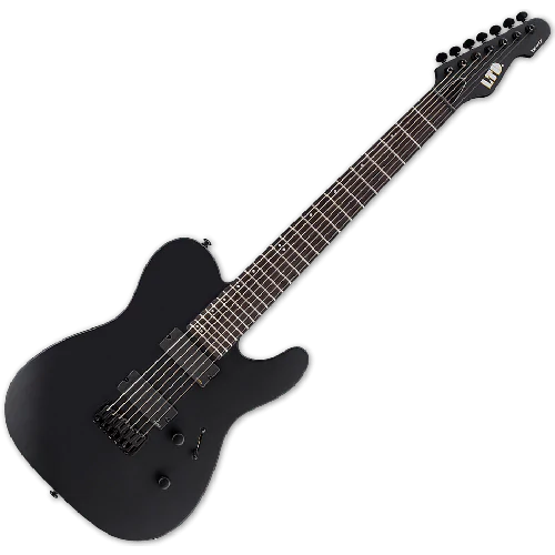 ESP LTD TE-417 Electric Guitar in Black Satin, LTE417BLKS