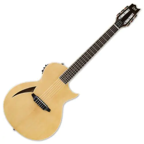 ESP LTD TL-6N Nylon String Acoustic Electric Guitar in Natural Finish, LTD TL-6N NAT
