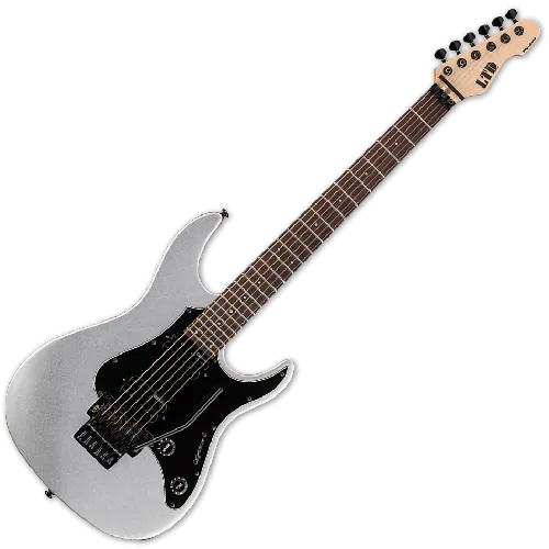 ESP LTD SN-200FR Electric Guitar in Metallic Silver, LSN200FRRMS