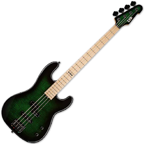 ESP LTD MM-4FM Marco Mendoza Electric Bass See Thru Green Sunburst, LMM4FMDSTGSB