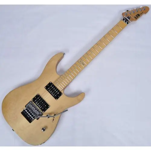 ESP LTD Deluxe M-1000SE Electric Guitar in Vintage Natural Satin, LTD M-1000SE