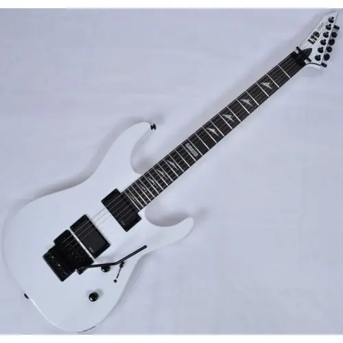 ESP LTD Deluxe M-1000E Electric Guitar in Snow White, LTD M-1000E