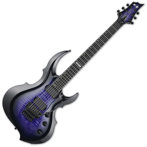 ESP E-II FRX FM RDB Reindeer Blue Electric Guitar, EIIFRXFMRDB